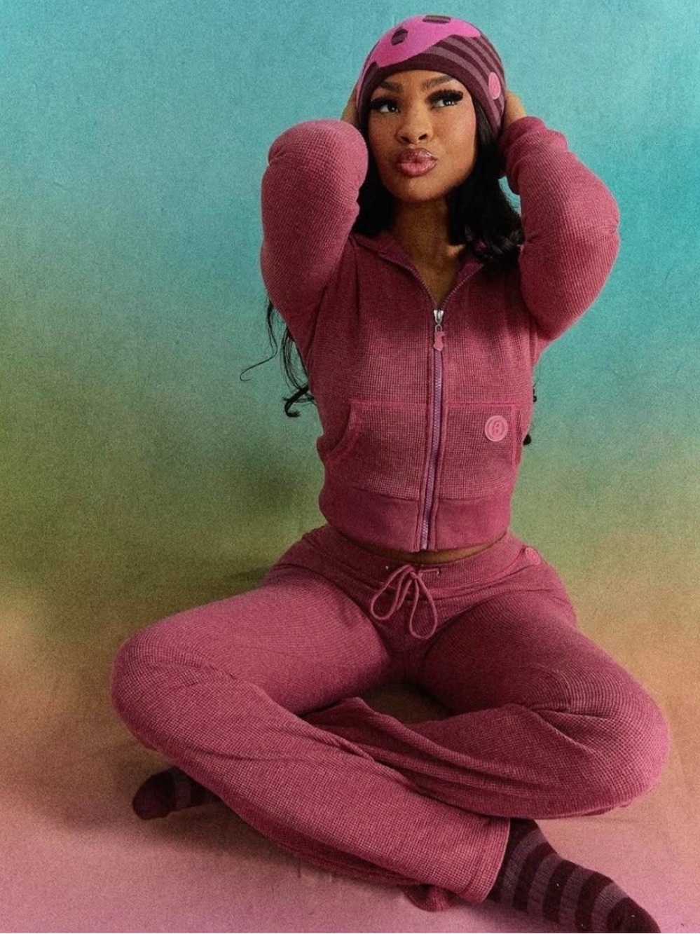 Body by Raven Tracy waffle knit set